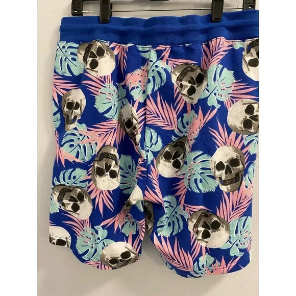 SKULL SUMMER LOUNGE SHORTS WITH POCKETS  -  ALL SIZES S - L AVAILABLE - Picture 5 of 7